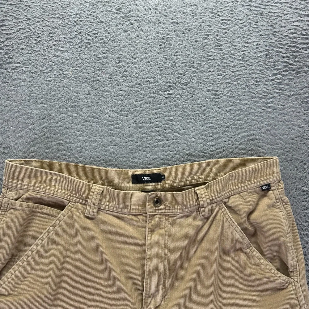 VTG Vans Shorts Mens 40 Brown Cotton Corduroy Carpenter Loose Skateboard Baggy